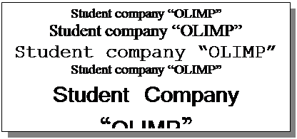 �������: Student company �OLIMP�
Student company �OLIMP�
Student company �OLIMP�
Student company �OLIMP�
Student Company �OLIMP�





