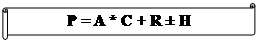 �������������� ������: P = A * C + R � H